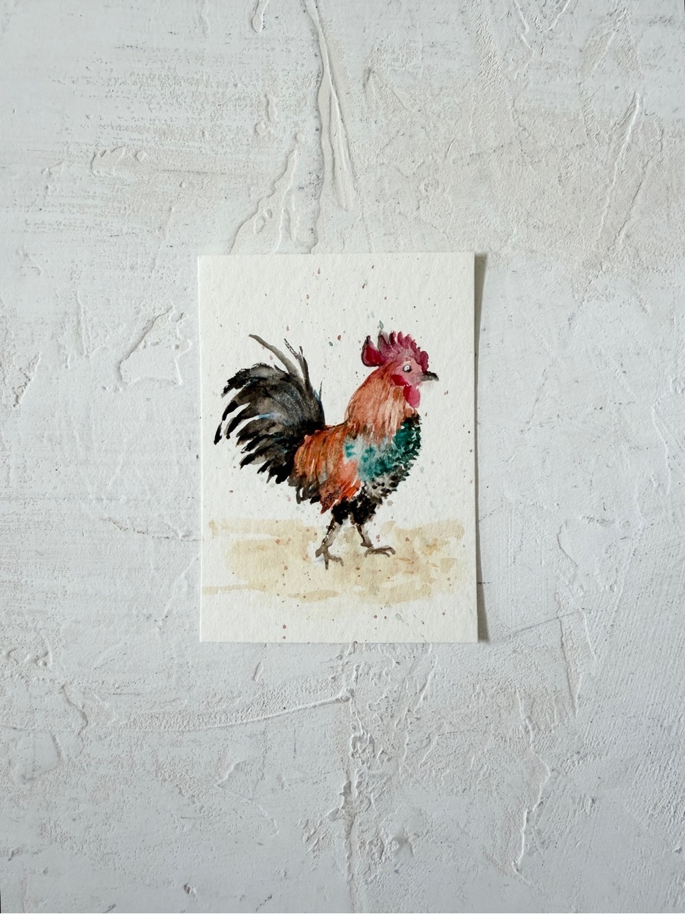 ACEO Original Watercolor Painting Art